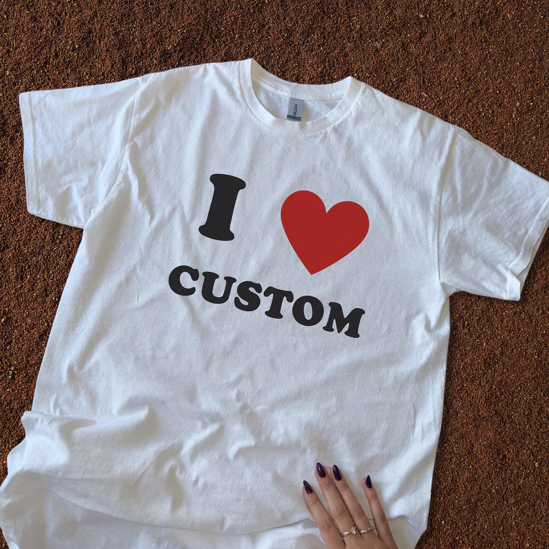 I Love Custom Tee