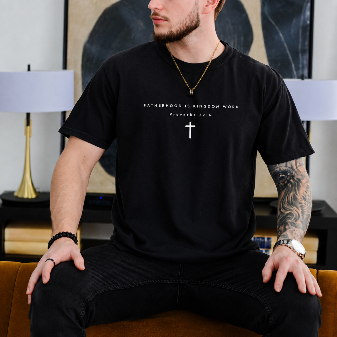 Fatherhood Is Kingdom Work Tee