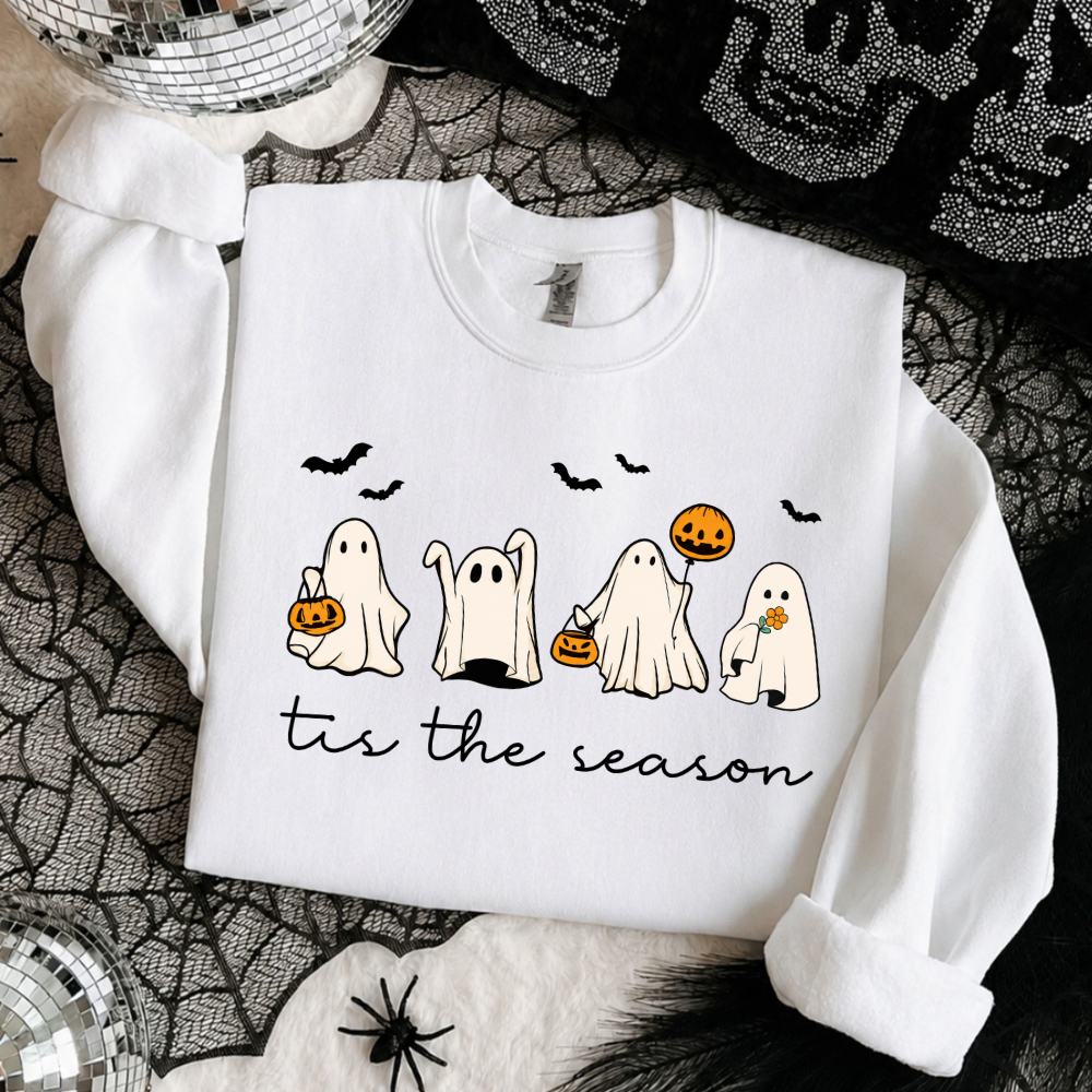 Tis The Season Ghost Halloween Sweatshirt