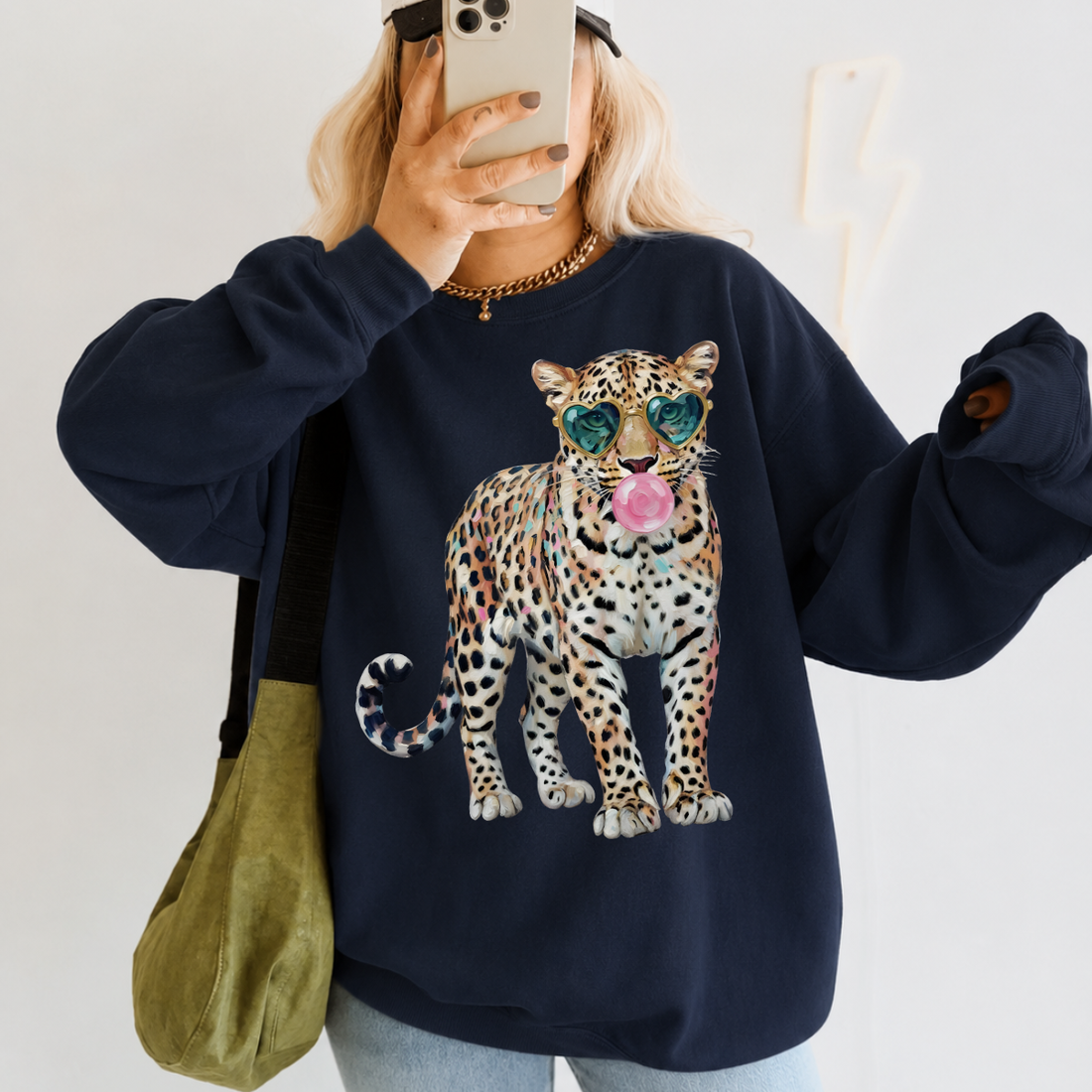 Leopard Bubblegum Sweatshirt