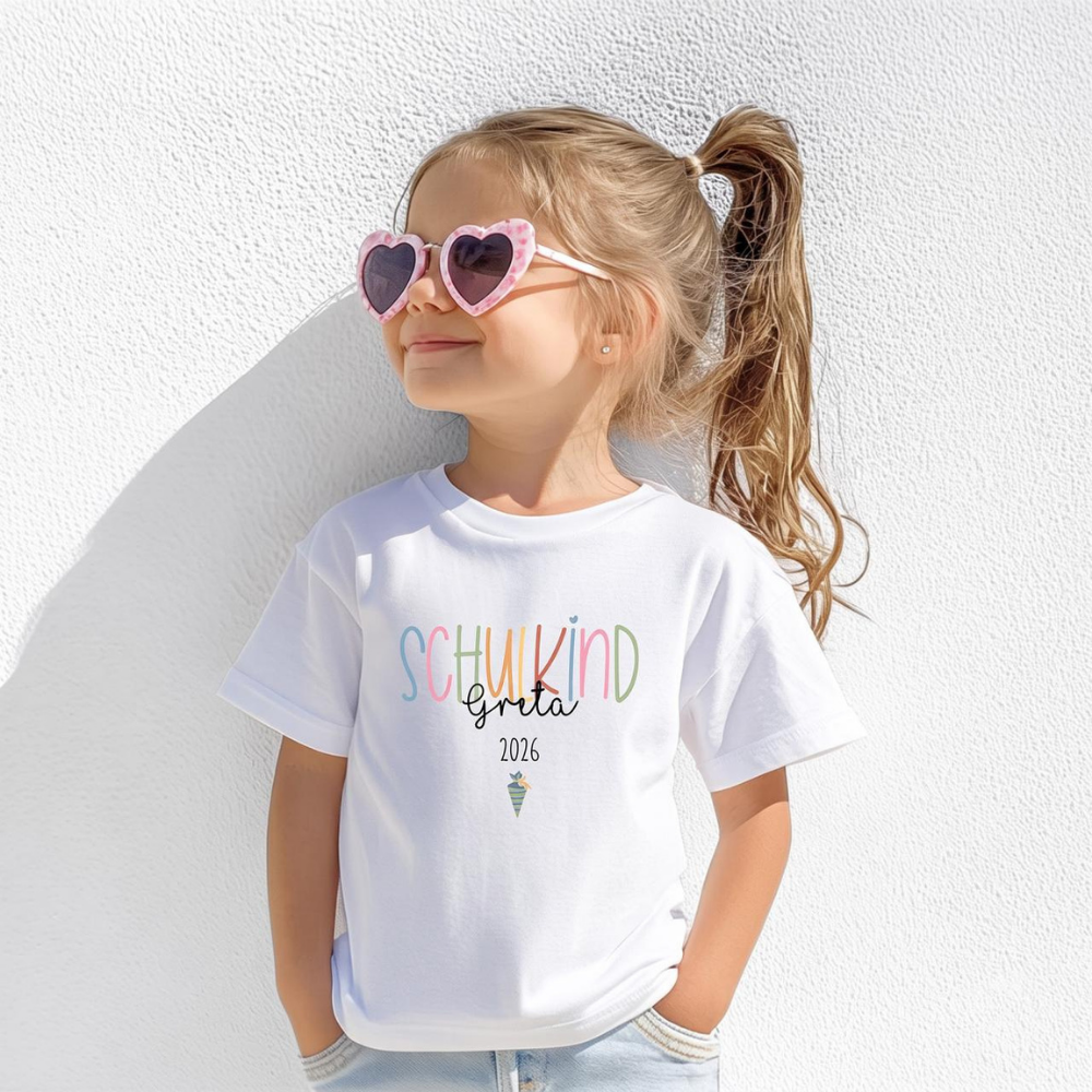 Personalized Schulkind Kids Tee
