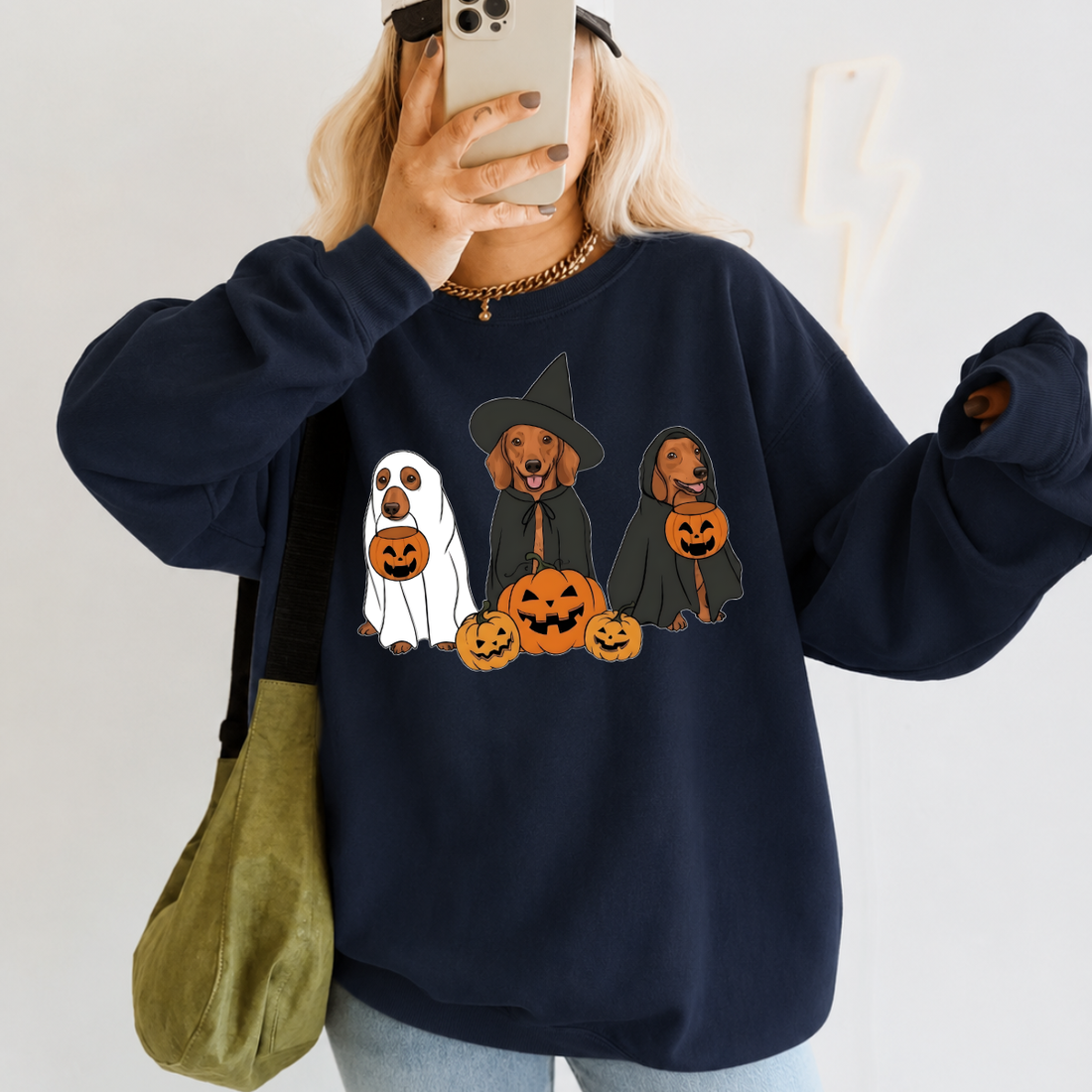 Halloween Dachshund Dogs Sweatshirt