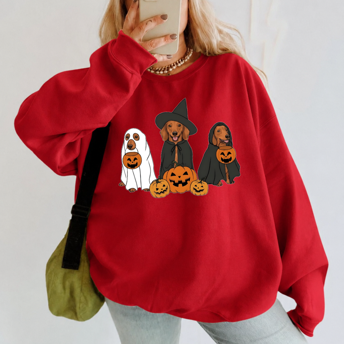 Halloween Dachshund Dogs Sweatshirt