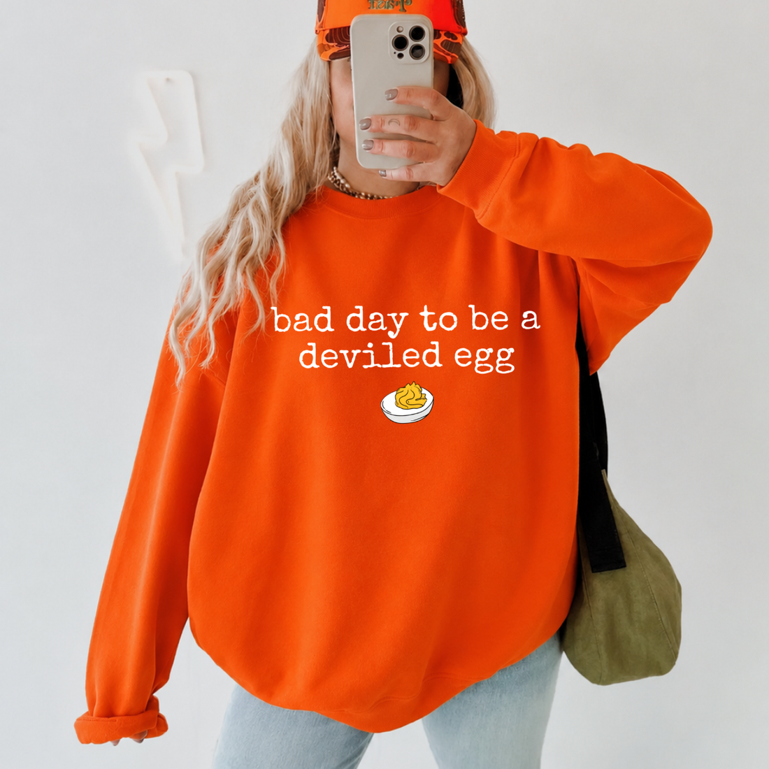 Bad Day To Be A Deviled Egg Sweatshirt