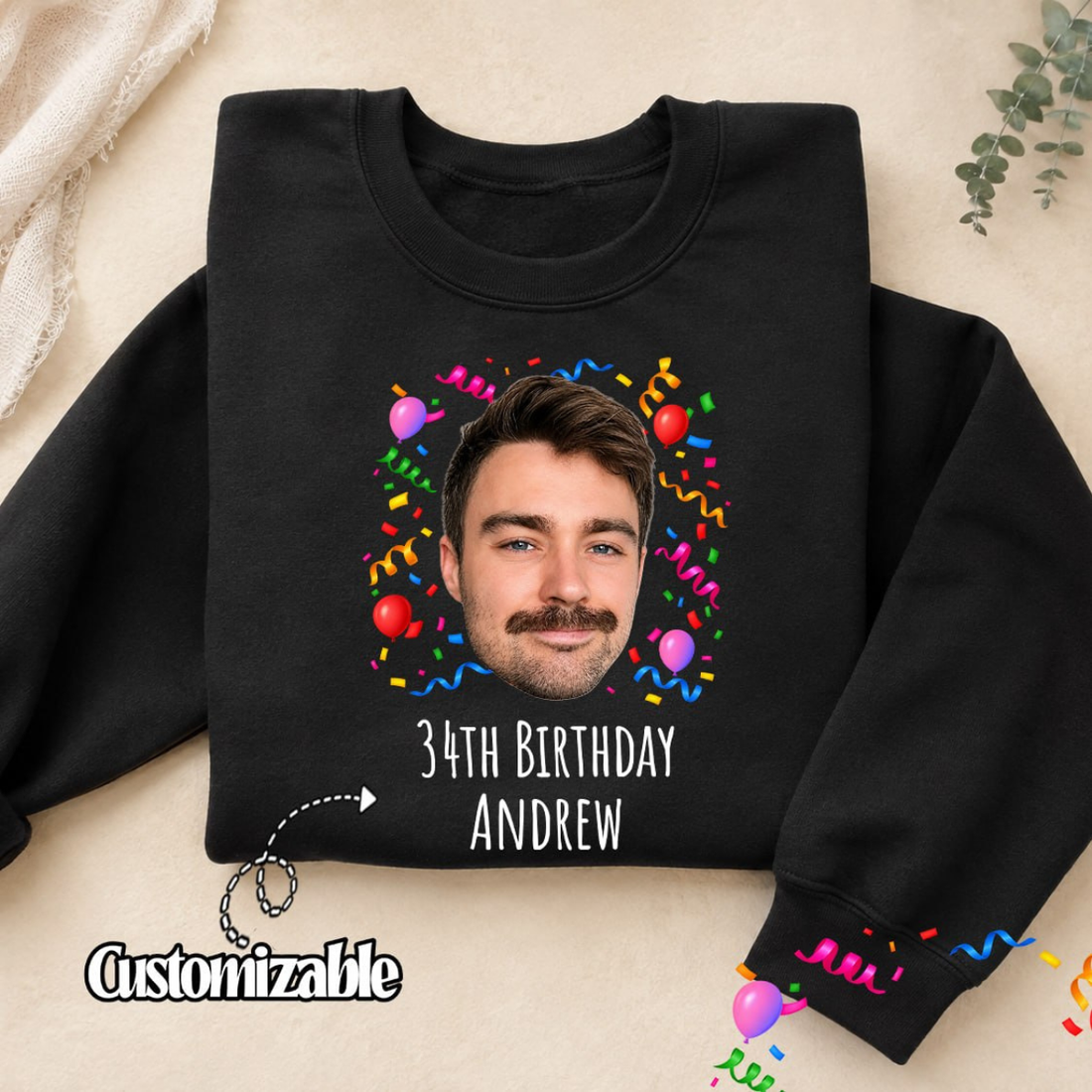 Custom Party Face Sweatshirt