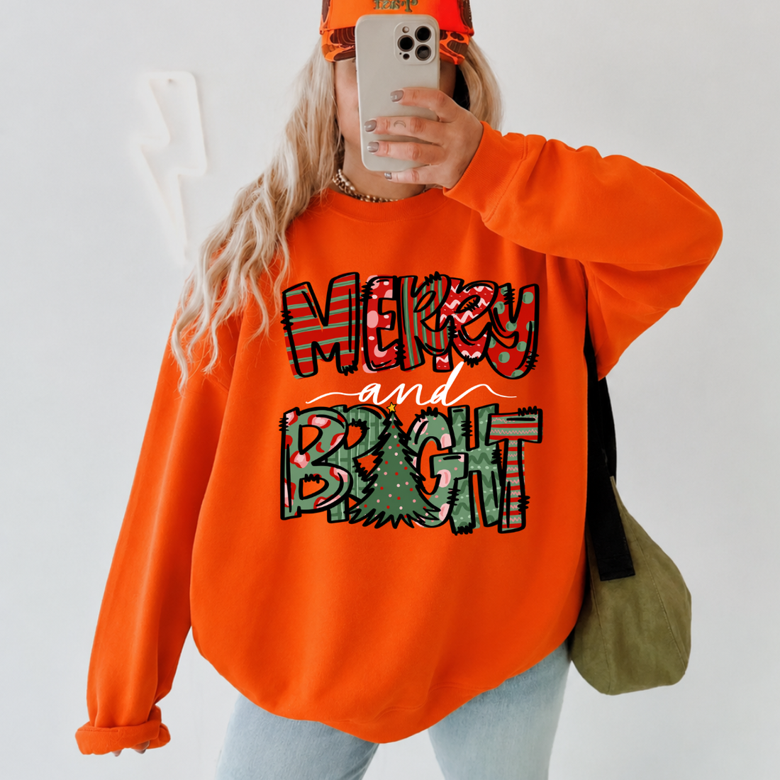 Merry And Bright Christmas Sweatshirt