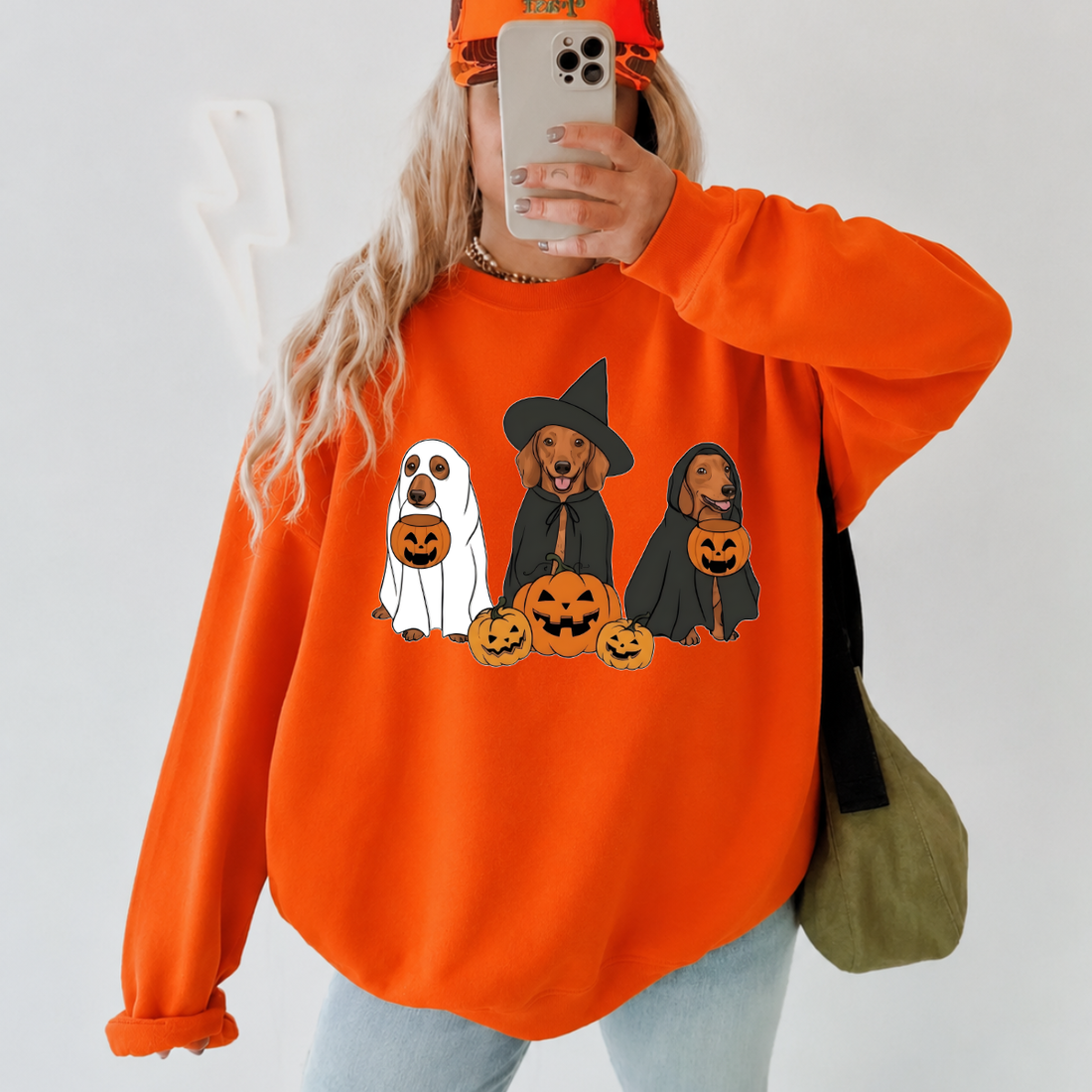 Halloween Dachshund Dogs Sweatshirt