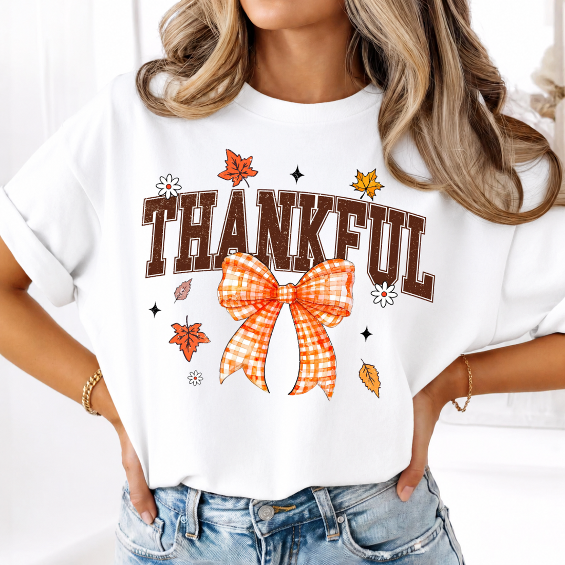 Thankful Bow Fall Tee