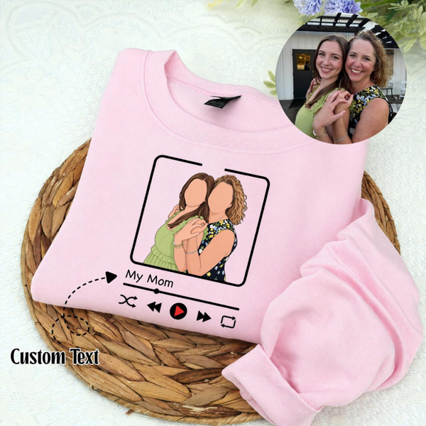 Personalized Mom Photo Sweatshirt
