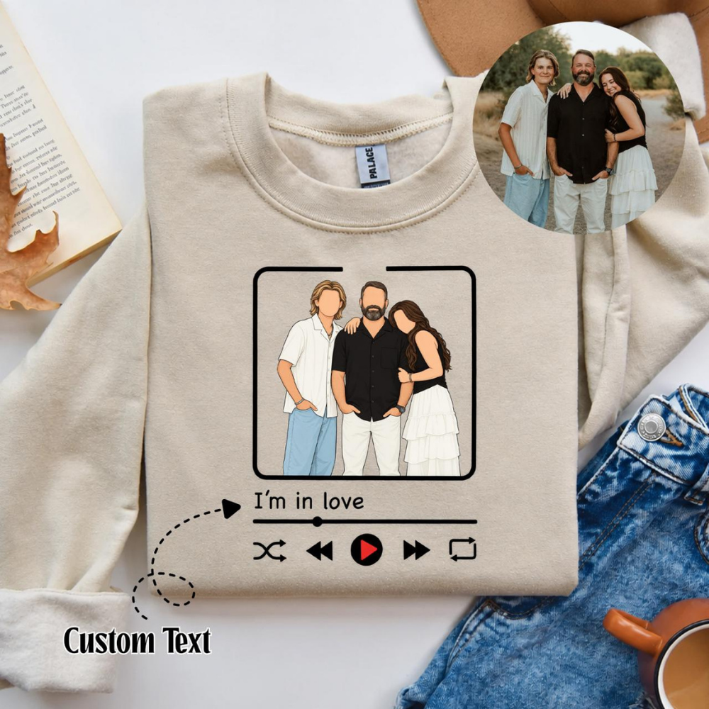 Personalized Mom Photo Sweatshirt