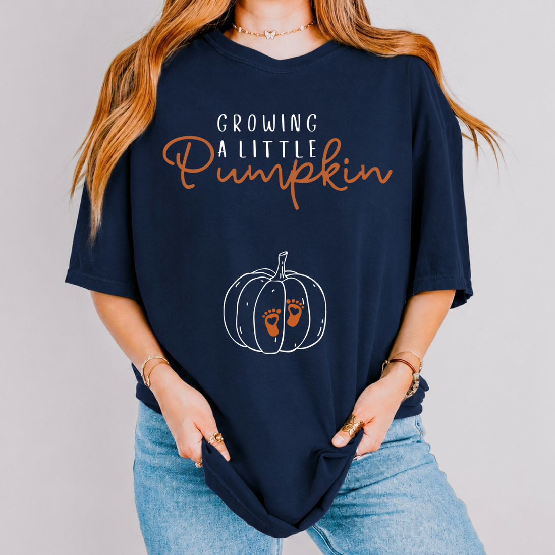 Growing A Little Pumpkin Maternity Tee