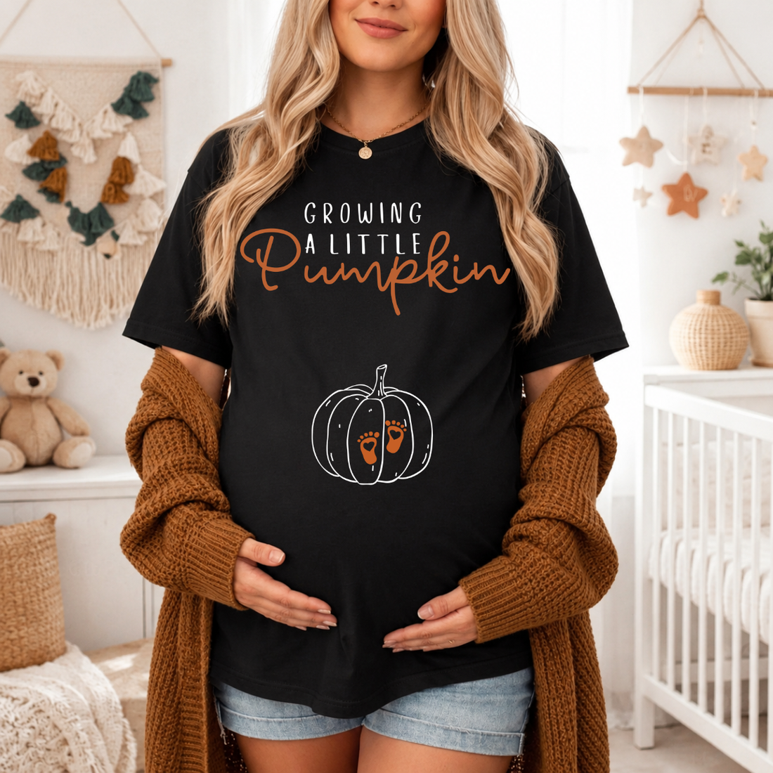 Growing A Little Pumpkin Maternity Tee