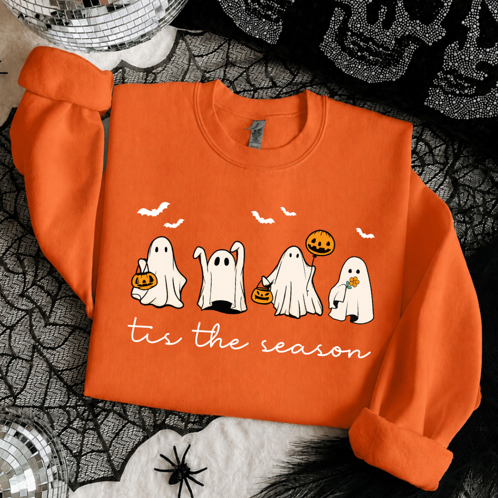 Tis The Season Ghost Halloween Sweatshirt