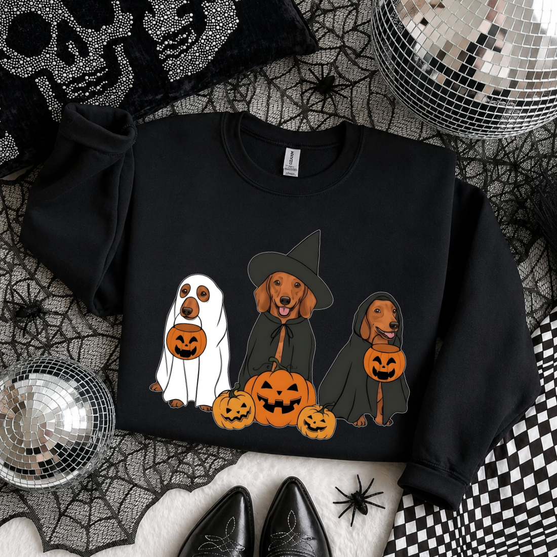 Halloween Dachshund Dogs Sweatshirt