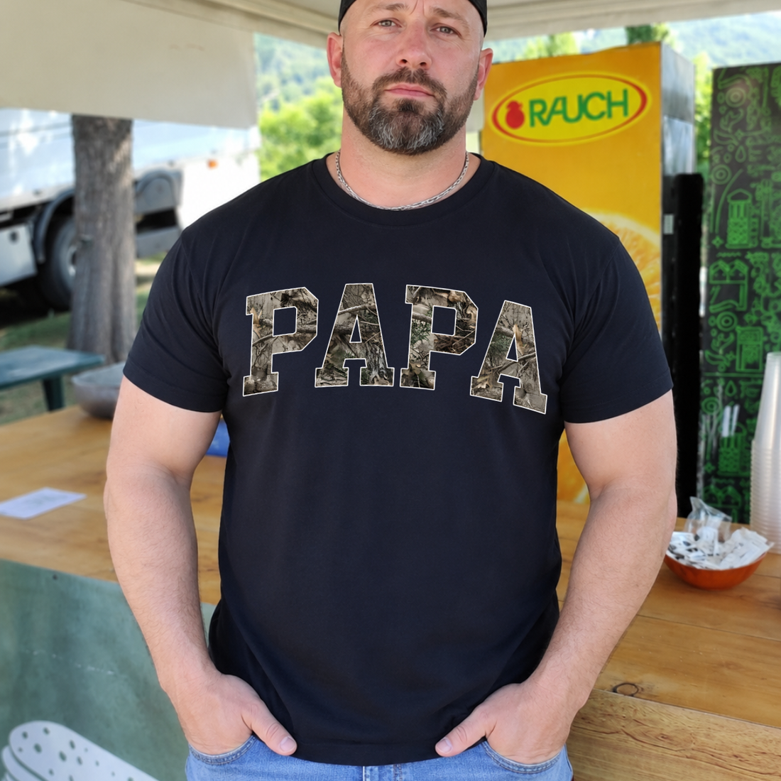 Camo Papa Tee