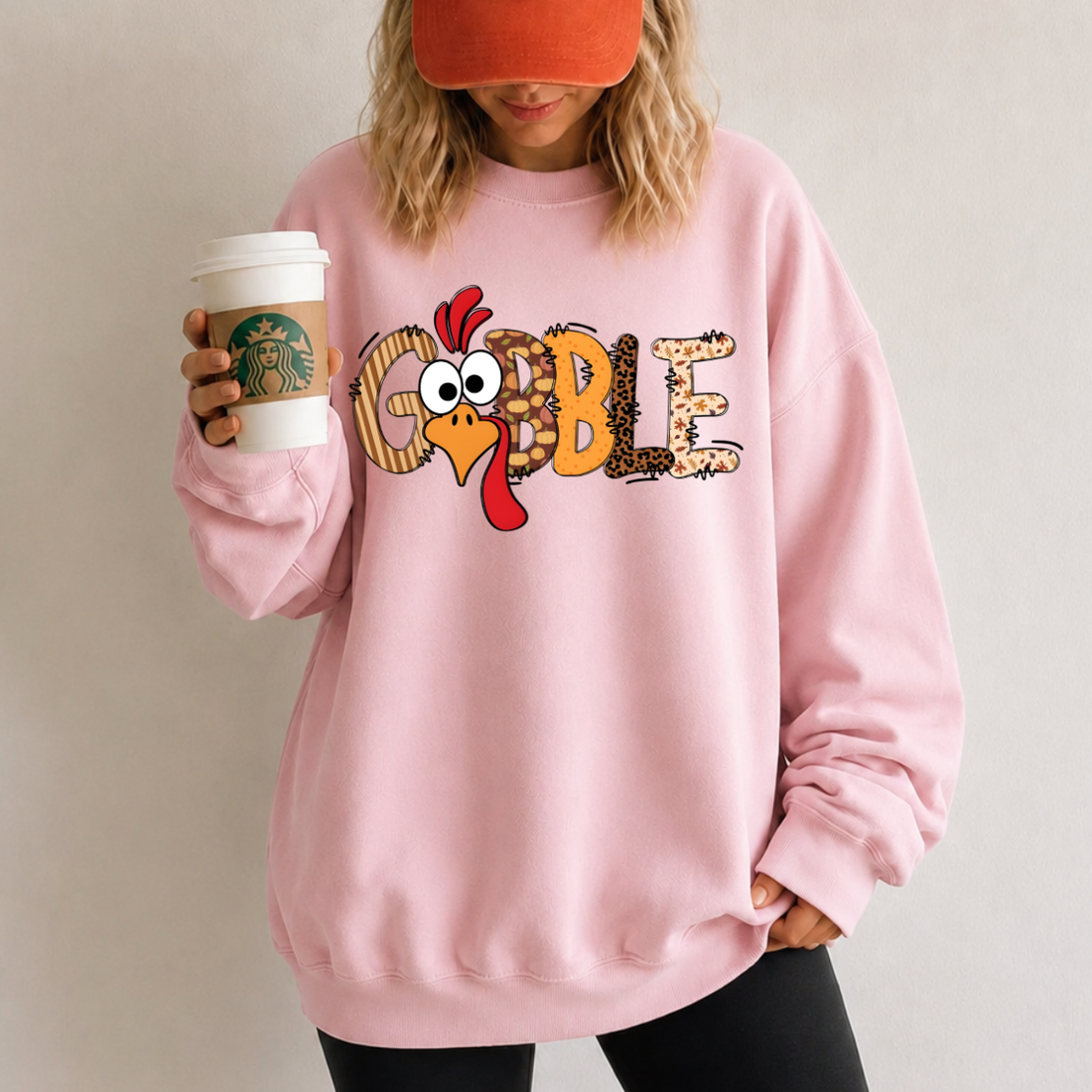 Patchwork Turkey Thanksgiving Sweatshirt