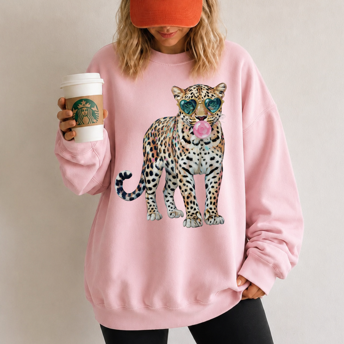 Leopard Bubblegum Sweatshirt