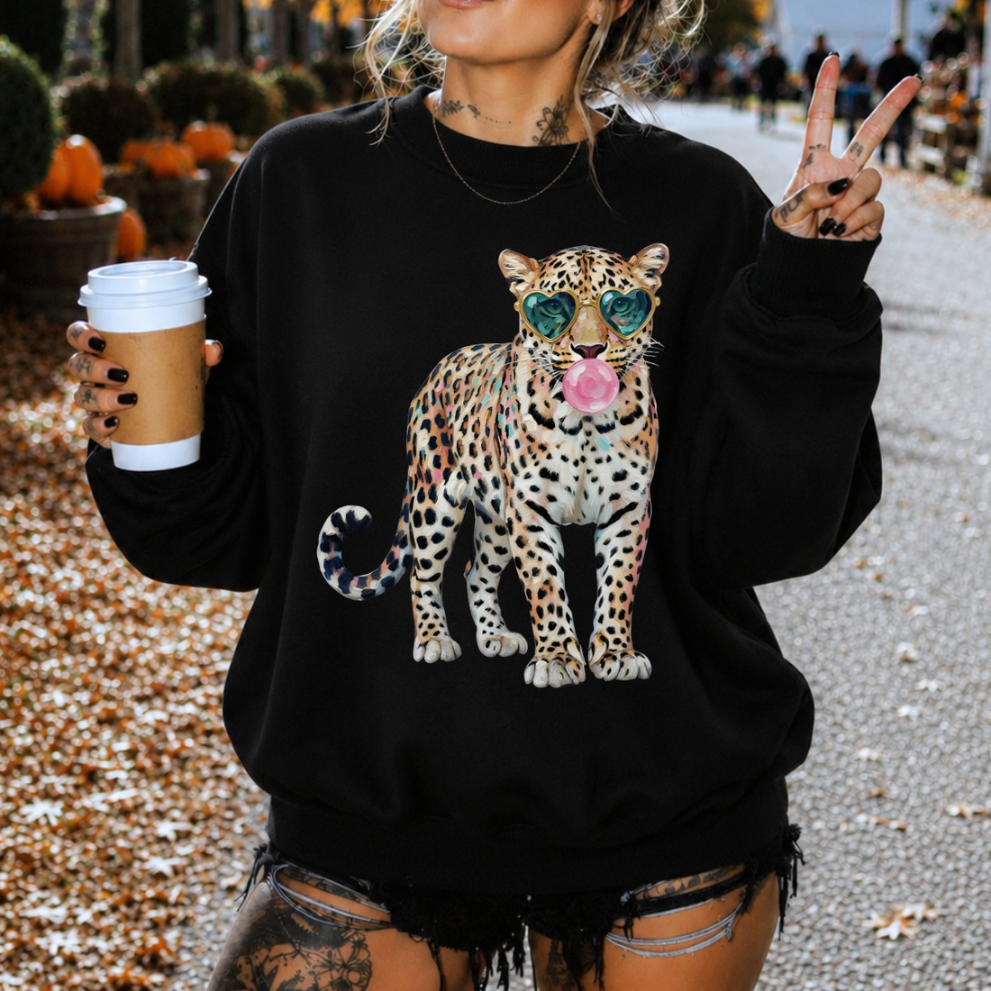 Leopard Bubblegum Sweatshirt