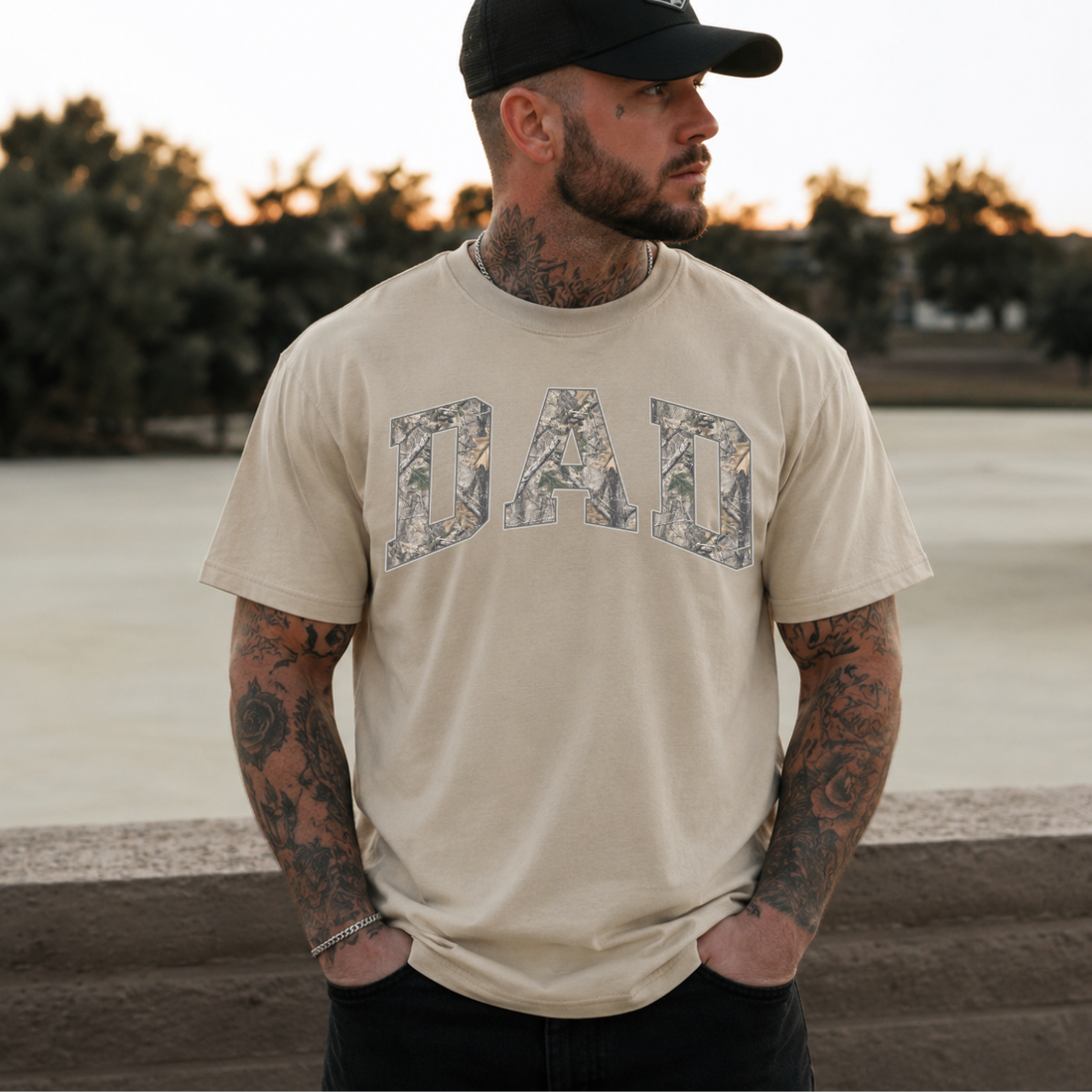 Camo Dad Tee