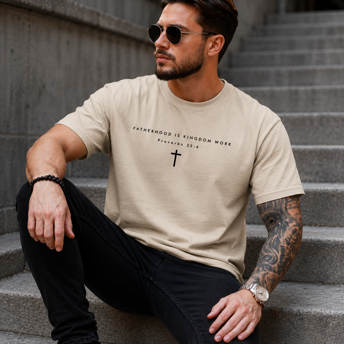 Fatherhood Is Kingdom Work Tee