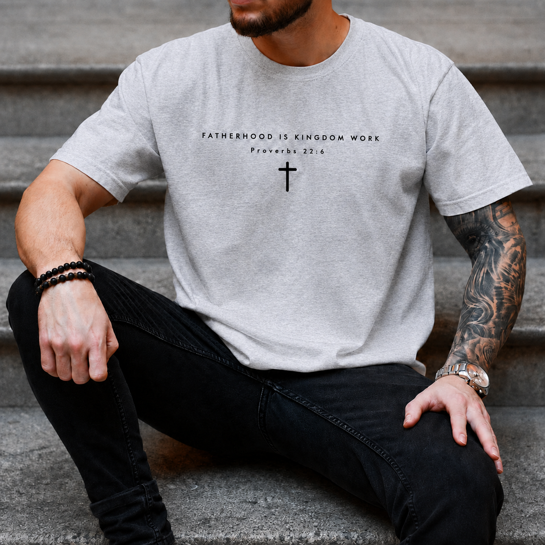 Fatherhood Is Kingdom Work Tee