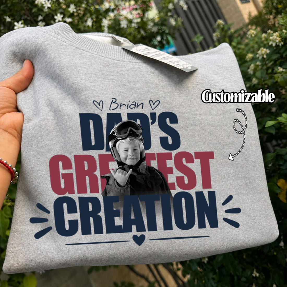 Custom Dad’s Greatest Creation Sweatshirt