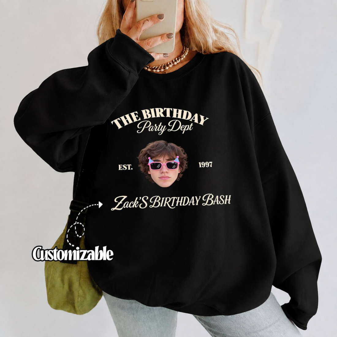 Custom Birthday Party Sweatshirt