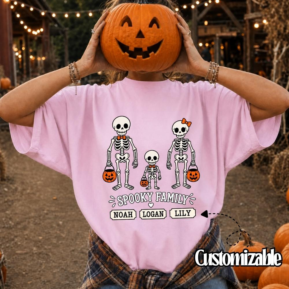 Custom Spooky Family Halloween Tee