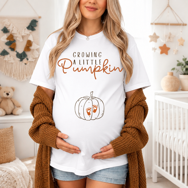 Growing A Little Pumpkin Maternity Tee