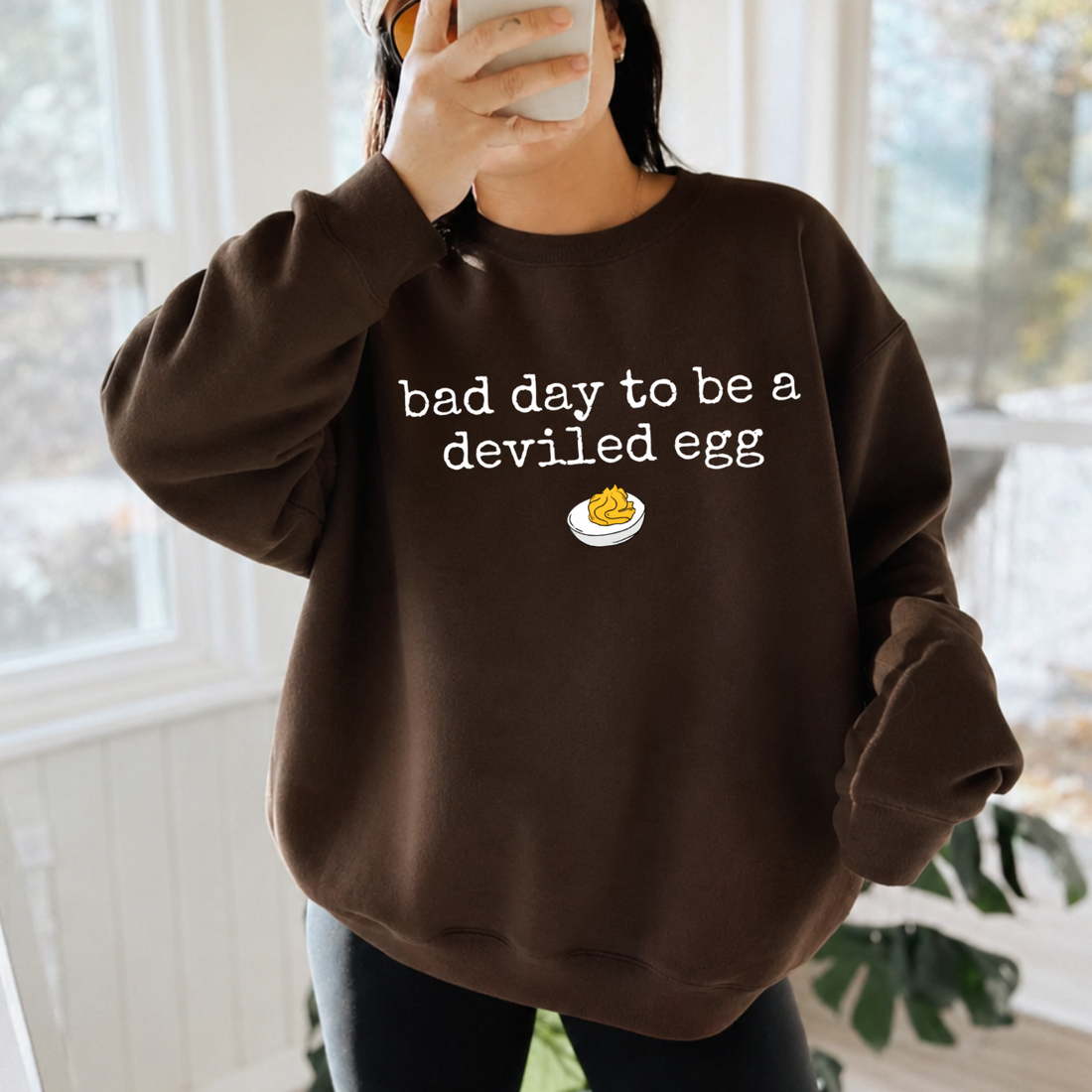 Bad Day To Be A Deviled Egg Sweatshirt