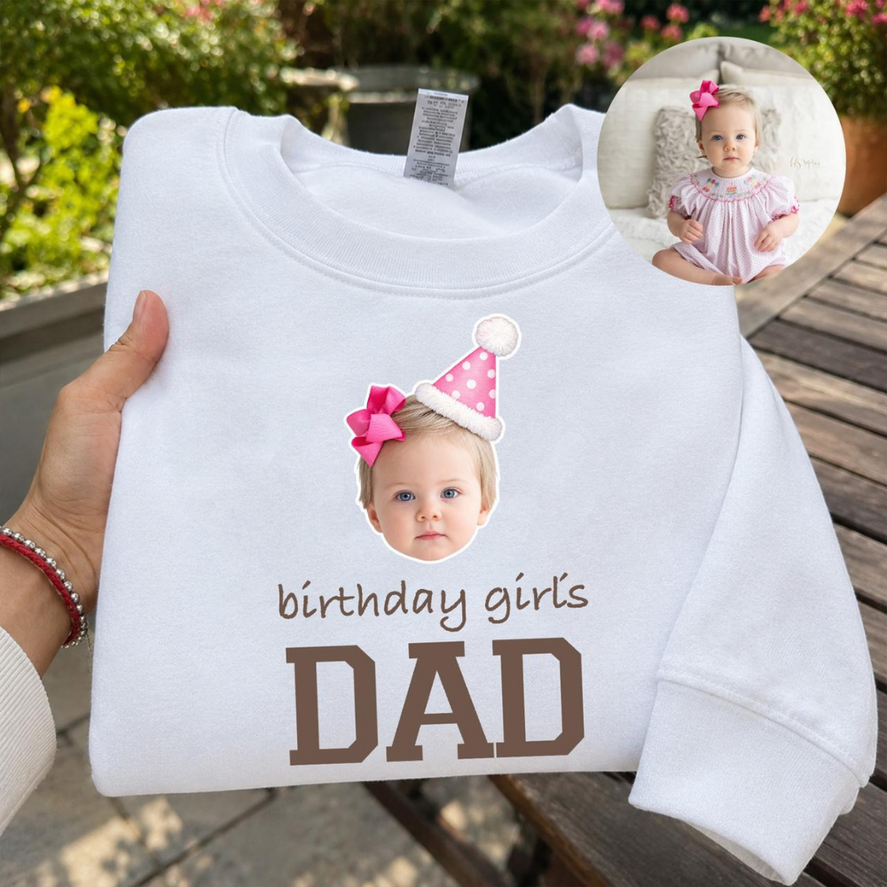 Custom Birthday Girl’s Mom & Dad Sweatshirt