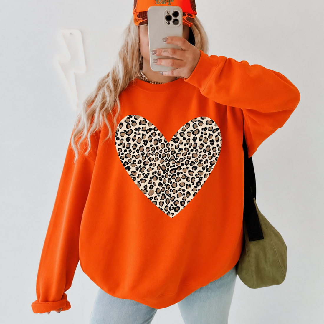 Leopard Heart Valentine Sweatshirt