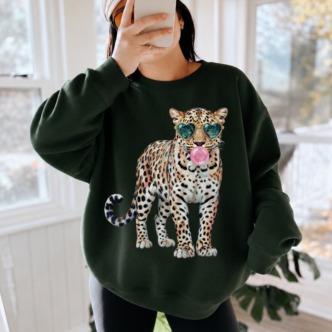 Leopard Bubblegum Sweatshirt