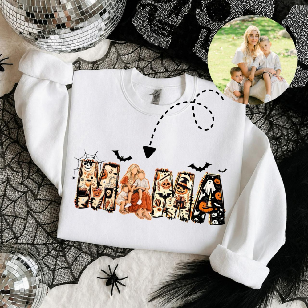 Custom Halloween Mama Sweatshirt