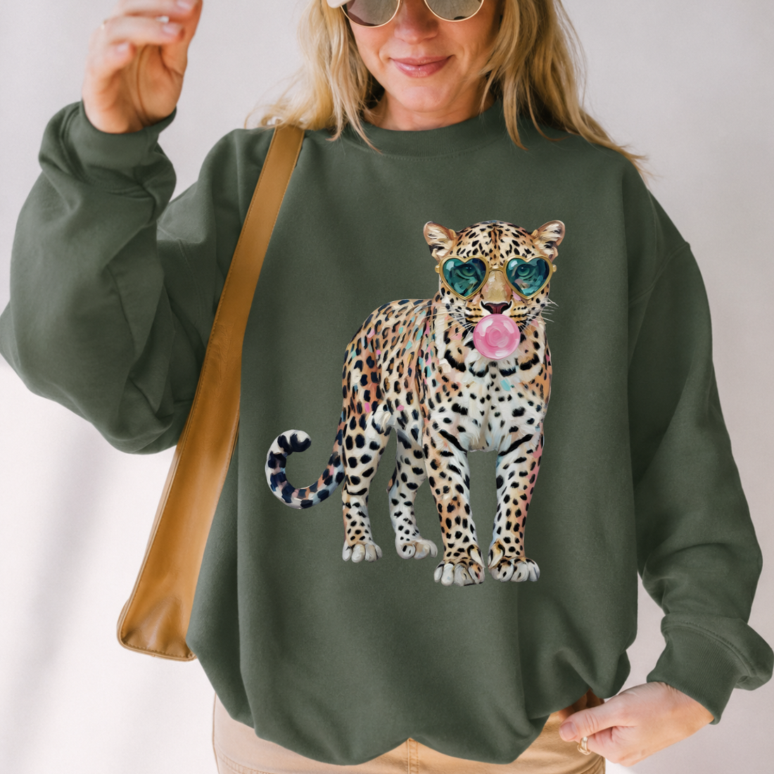 Leopard Bubblegum Sweatshirt