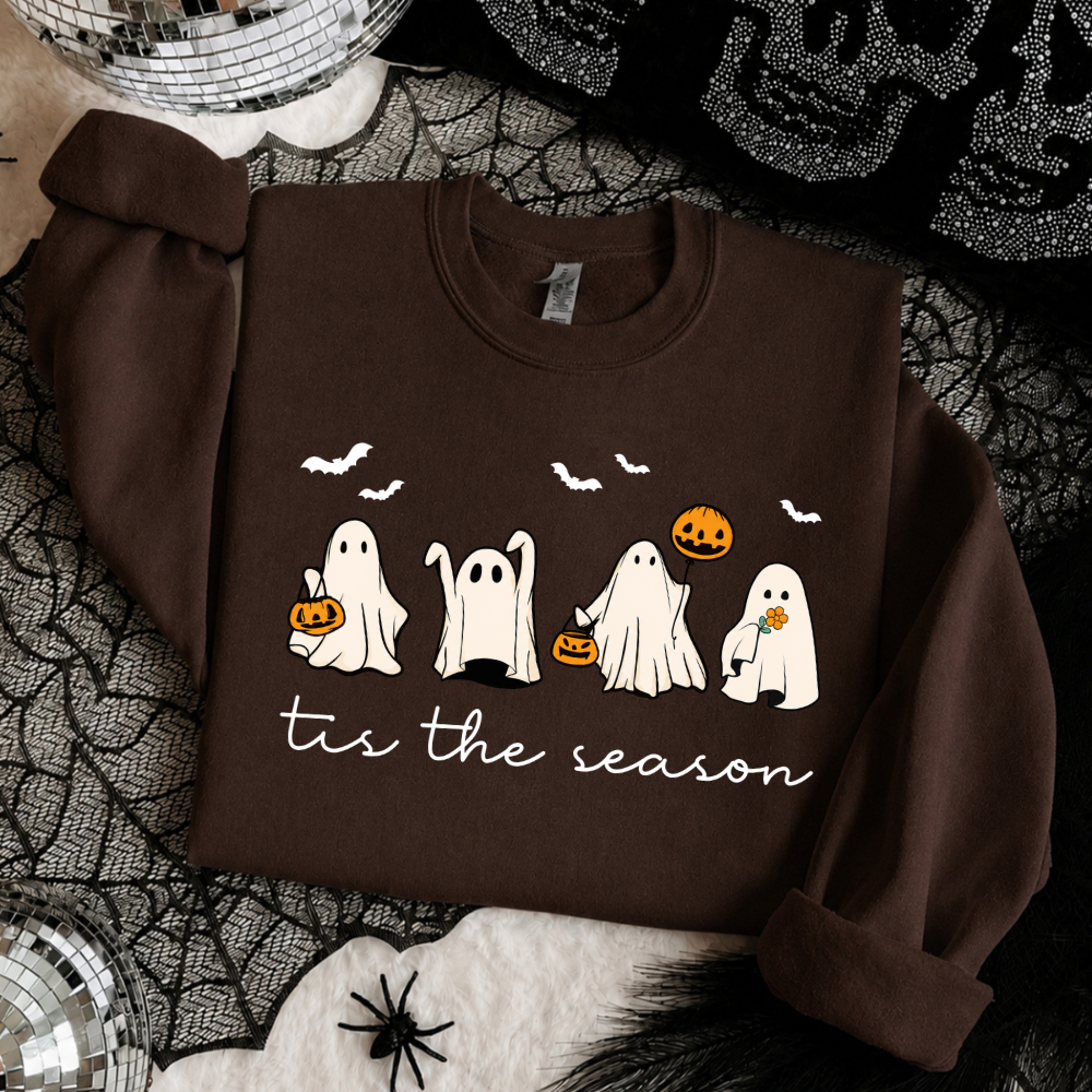Tis The Season Ghost Halloween Sweatshirt