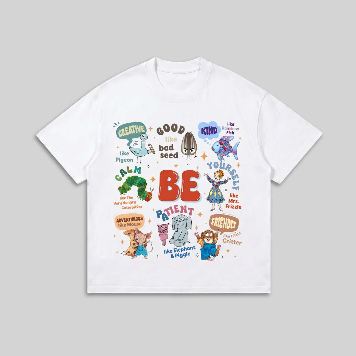 Children’s Character Affirmations T-Shirt - Positive Quotes Kids Tee - Motivational Graphic Shirt