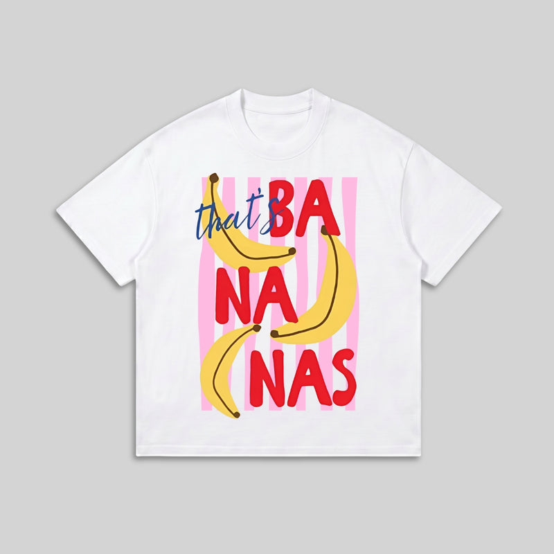 That's Bananas Vintage T-Shirt - Retro Funny Banana Graphic Tee - Y2K Streetwear Shirt