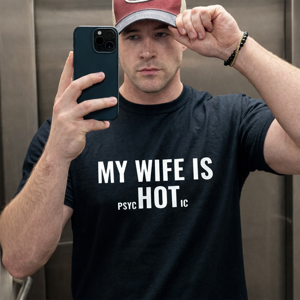 My Wife Is Hot Psych Funny T-Shirt