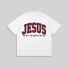 Jesus The Way The Truth The Life T-Shirt - Christian Faith Bible Verse Tee - Religious Graphic Shirt