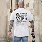 5 Things You Should Know About My Wife Tee