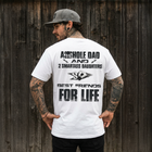 Asshole Dad And 2 Smartass Daughters Best Friends For Life T-Shirt