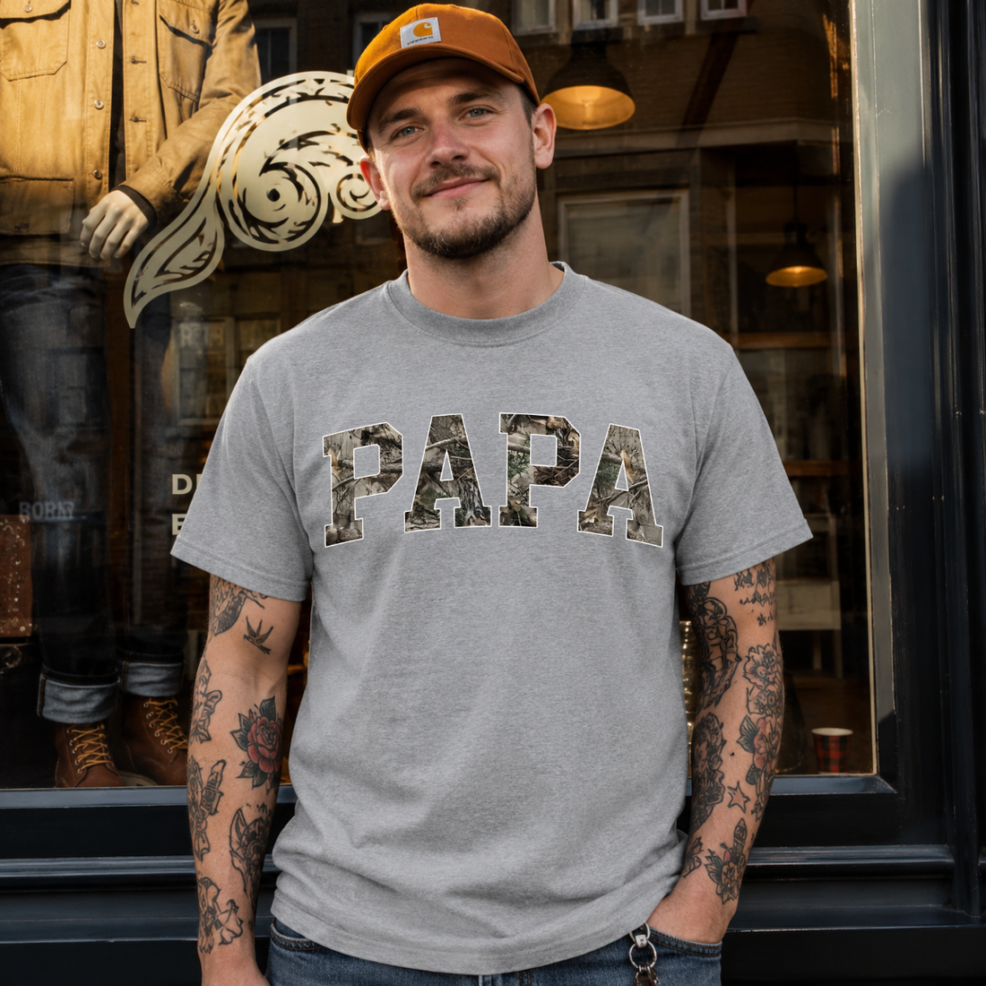 Camo Papa Tee