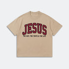 Jesus The Way The Truth The Life T-Shirt - Christian Faith Bible Verse Tee - Religious Graphic Shirt