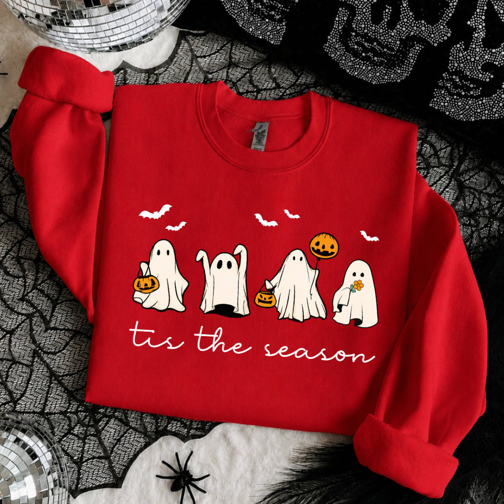 Tis The Season Ghost Halloween Sweatshirt