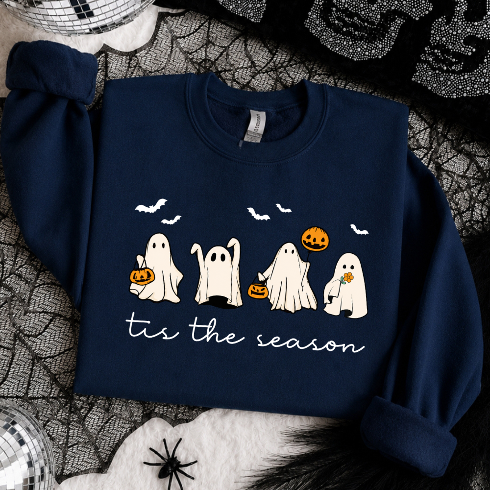 Tis The Season Ghost Halloween Sweatshirt