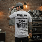 Asshole Dad And 2 Smartass Daughters Best Friends For Life T-Shirt