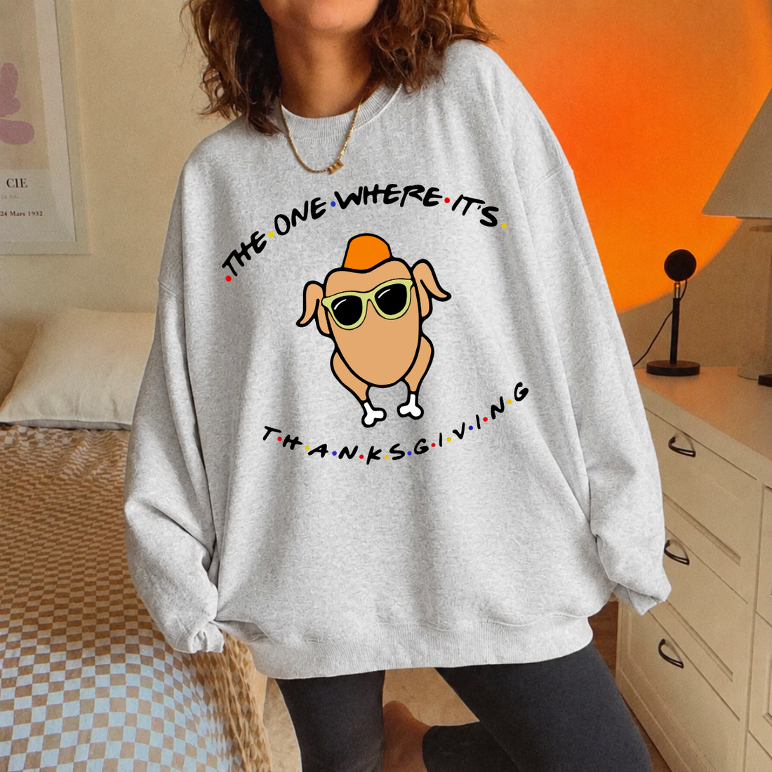 The One Where It’s Thanksgiving Turkey Sweatshirt