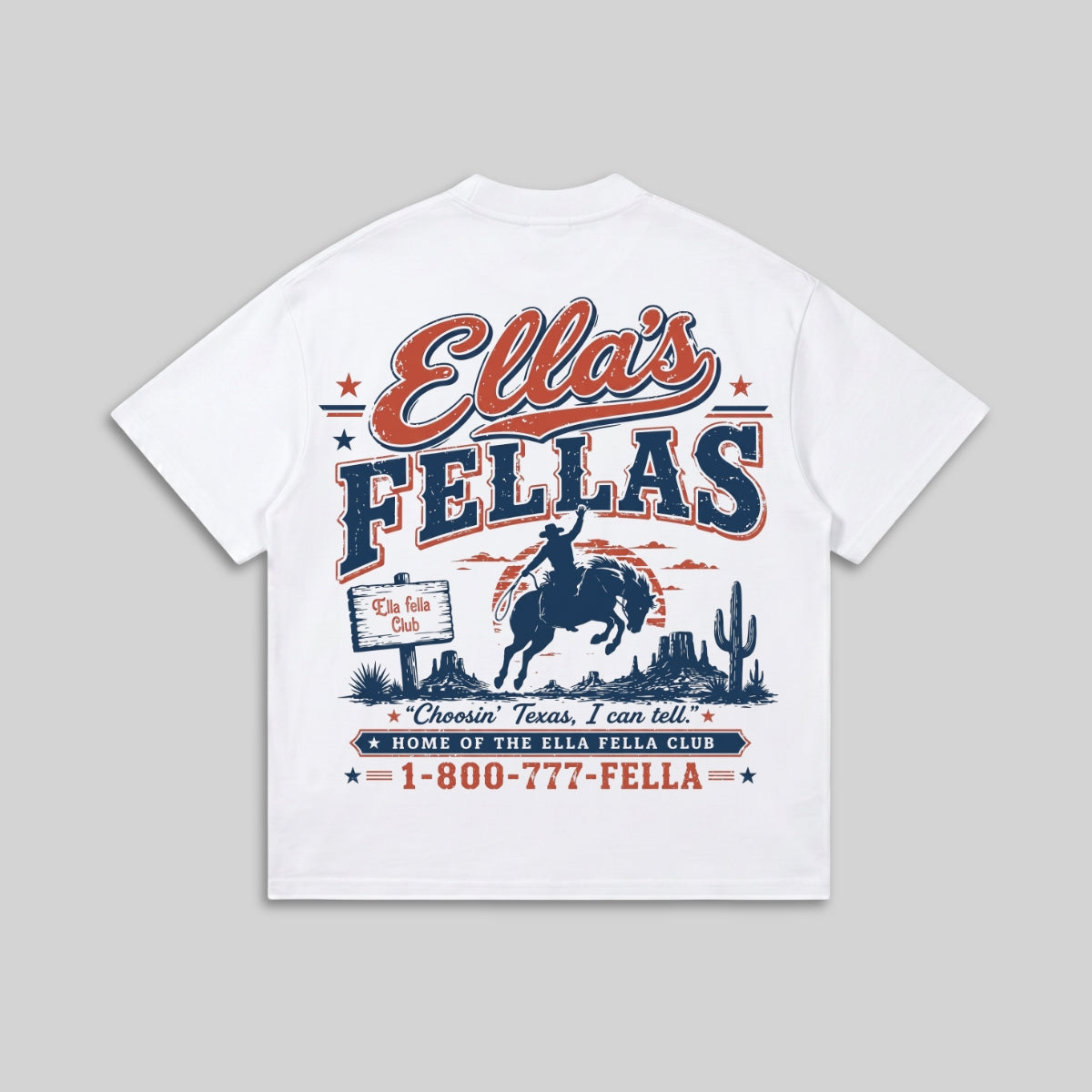 Ellas Fellas Club T-Shirt - Trendy Streetwear Social Club Tee - Unisex Graphic Shirt