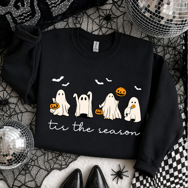 Tis The Season Ghost Halloween Sweatshirt